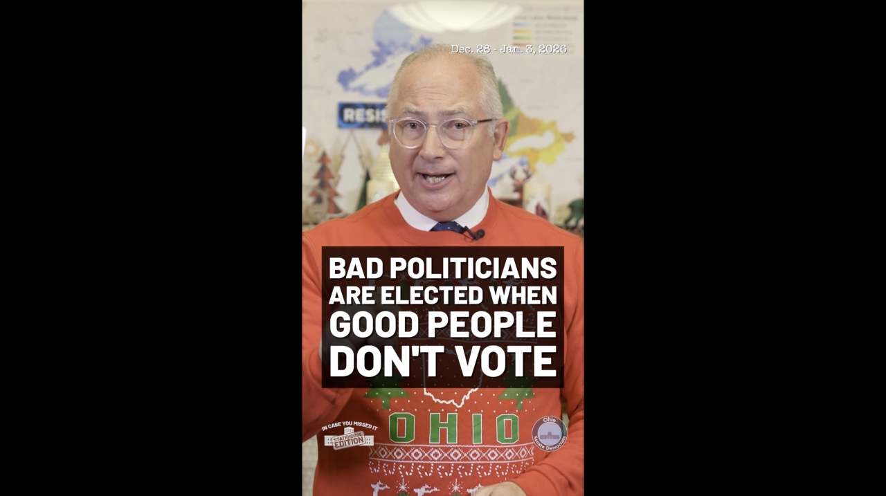 In Case You Missed It: Statehouse Edition - December 28 - January 3, 2026