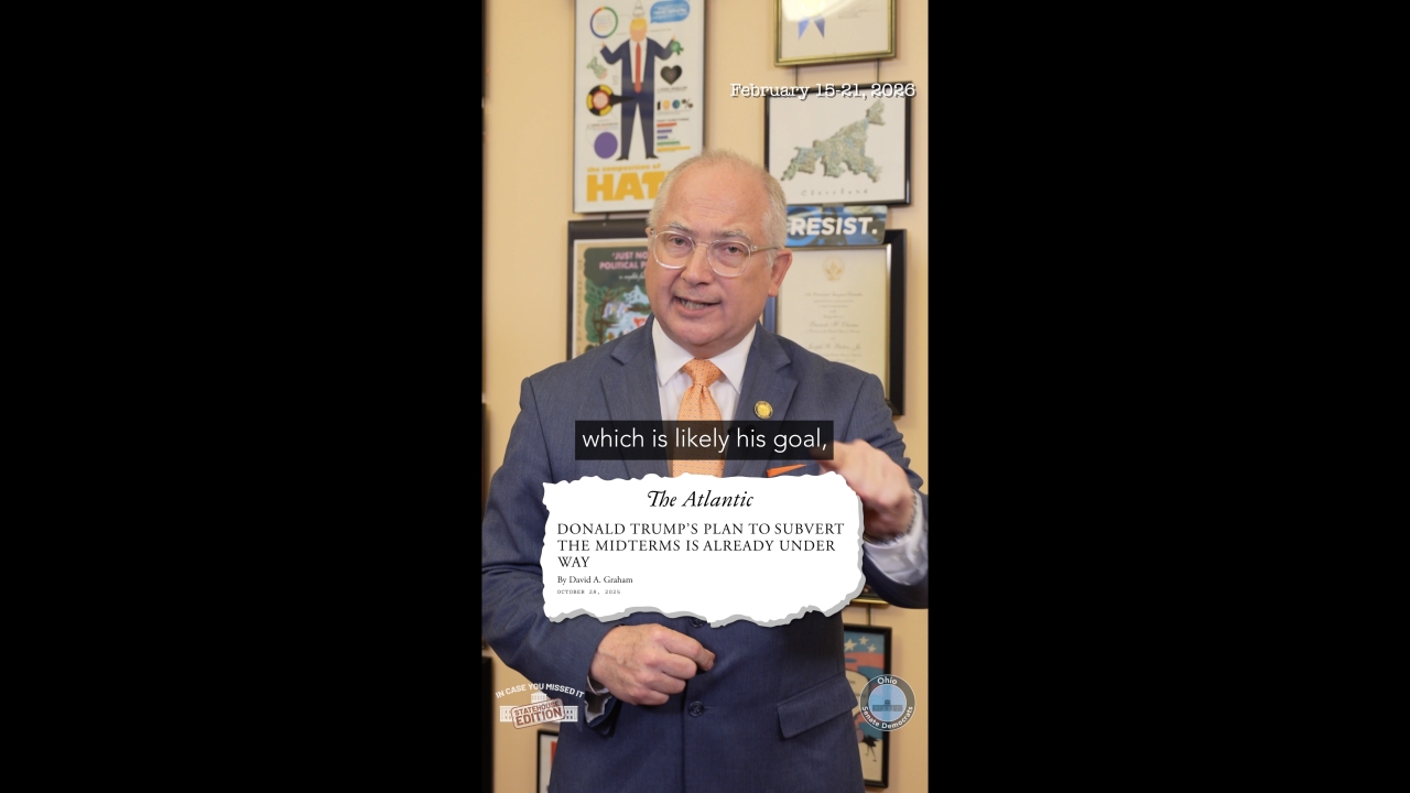 In Case You Missed It: Statehouse Edition - February 15-21, 2026