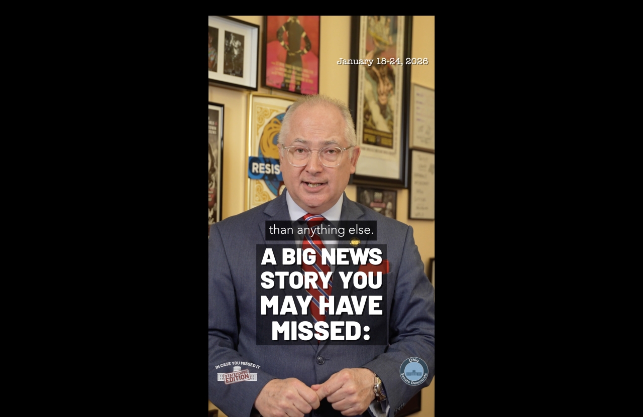 In Case You Missed It: Statehouse Edition - January 18-24, 2026