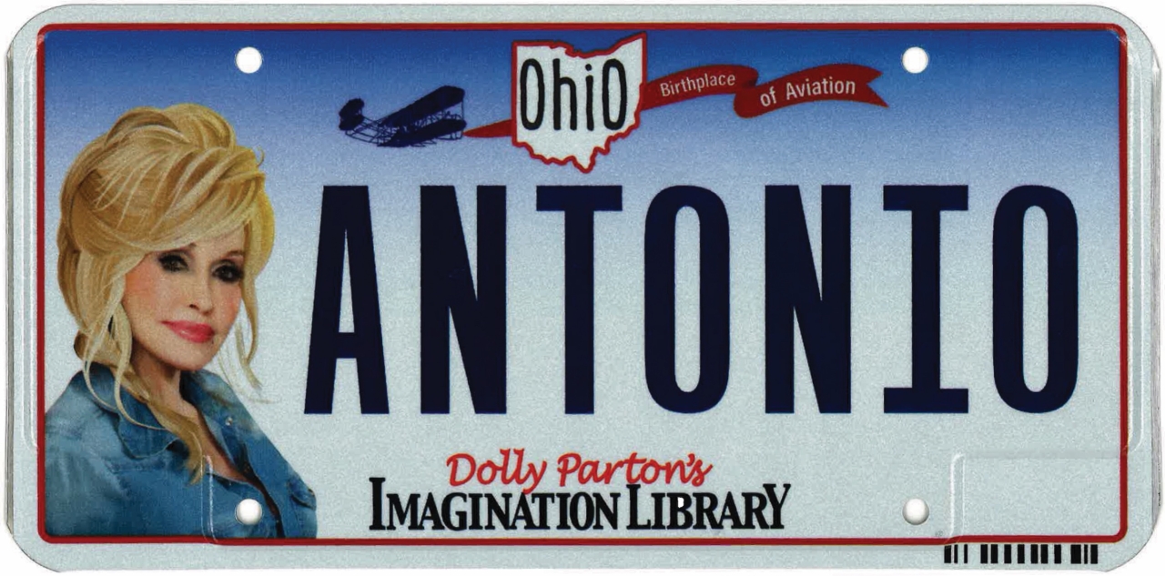 Antonio Celebrates Passage of Dolly Parton's Imagination Library License Plate Bill