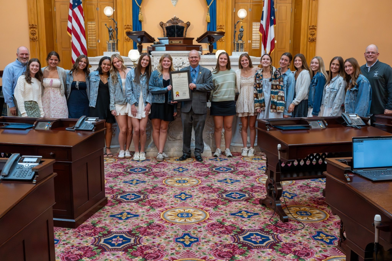 Brenner Honors Olentangy Liberty Lacrosse State Champions