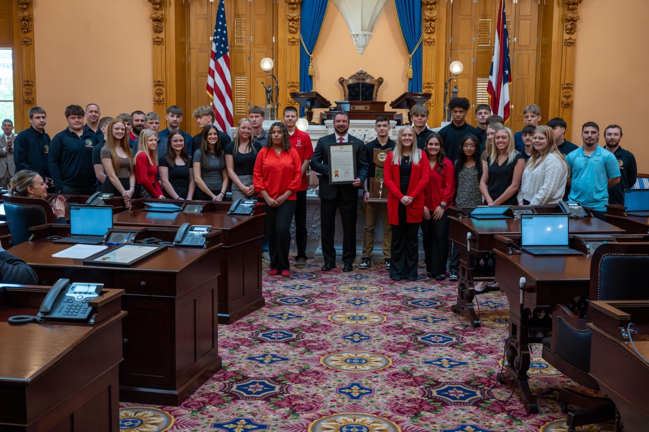 Chavez Recognizes Monroe Central Boys Basketball Champions