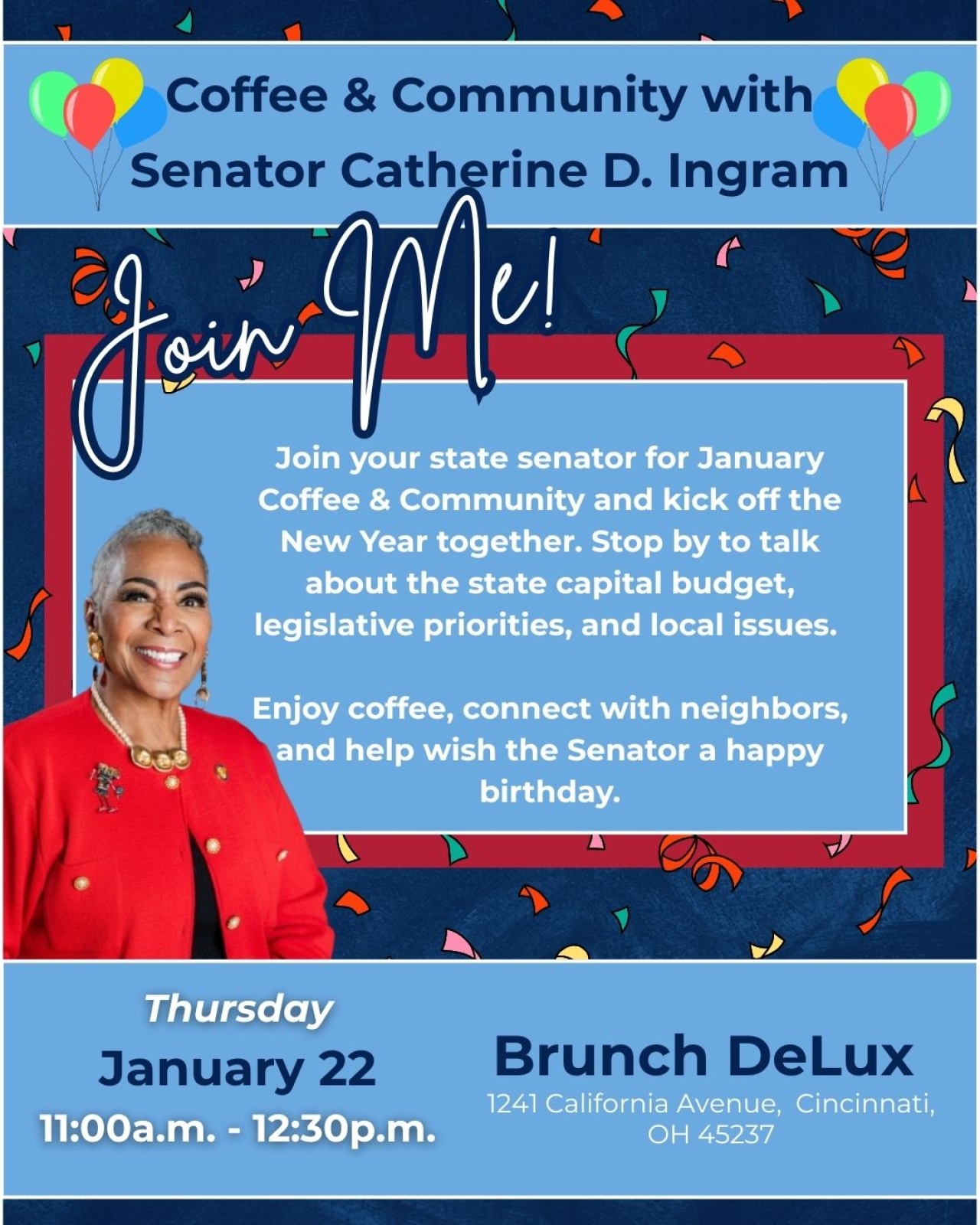 Coffee & Community with Senator Ingram
