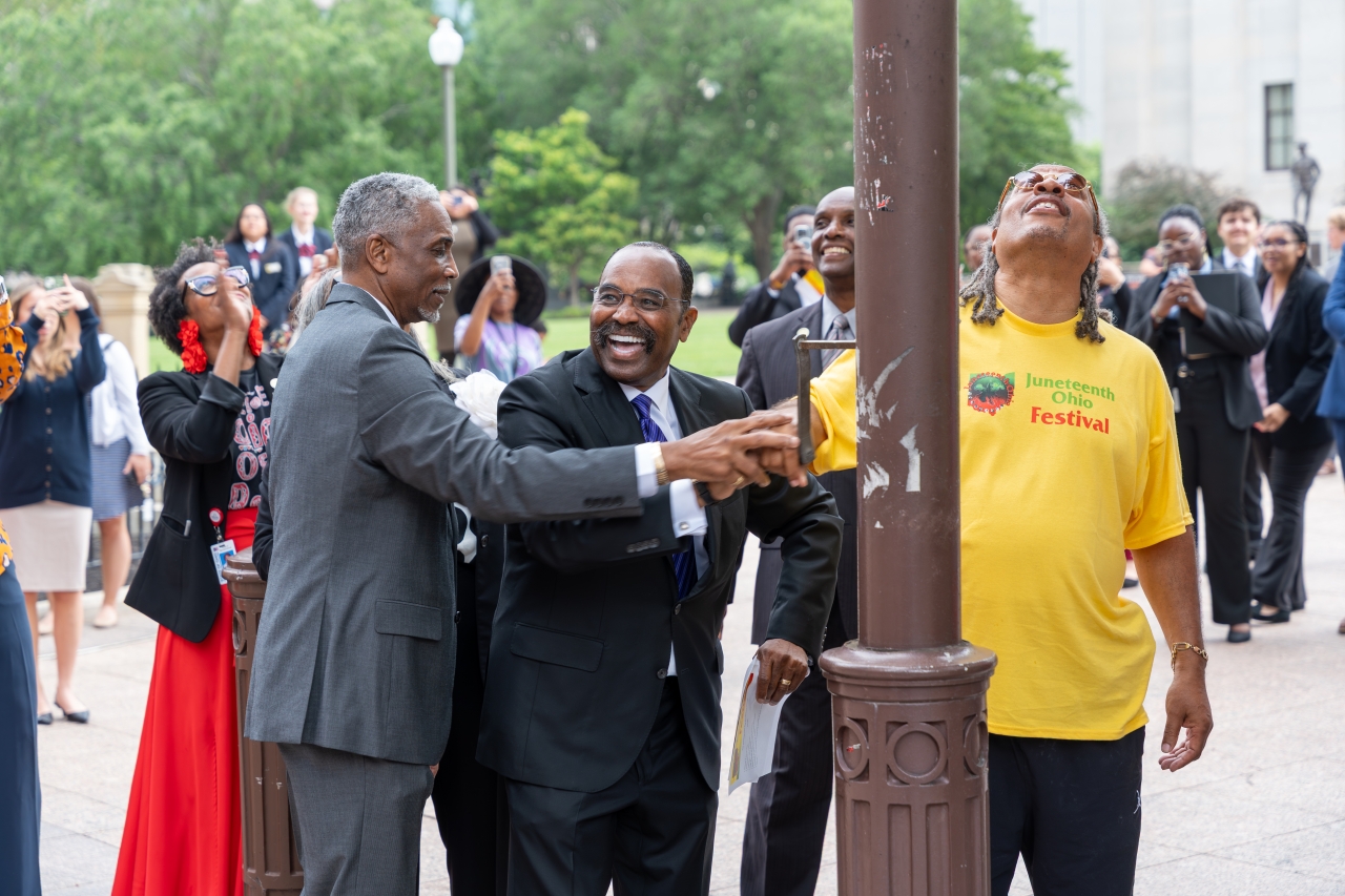 Craig Celebrates Juneteenth Flag Raising at Ohio Statehouse