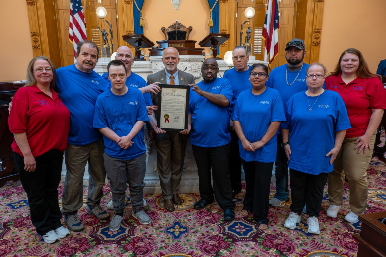Koehler Honors Special Olympics Volleyball Champions