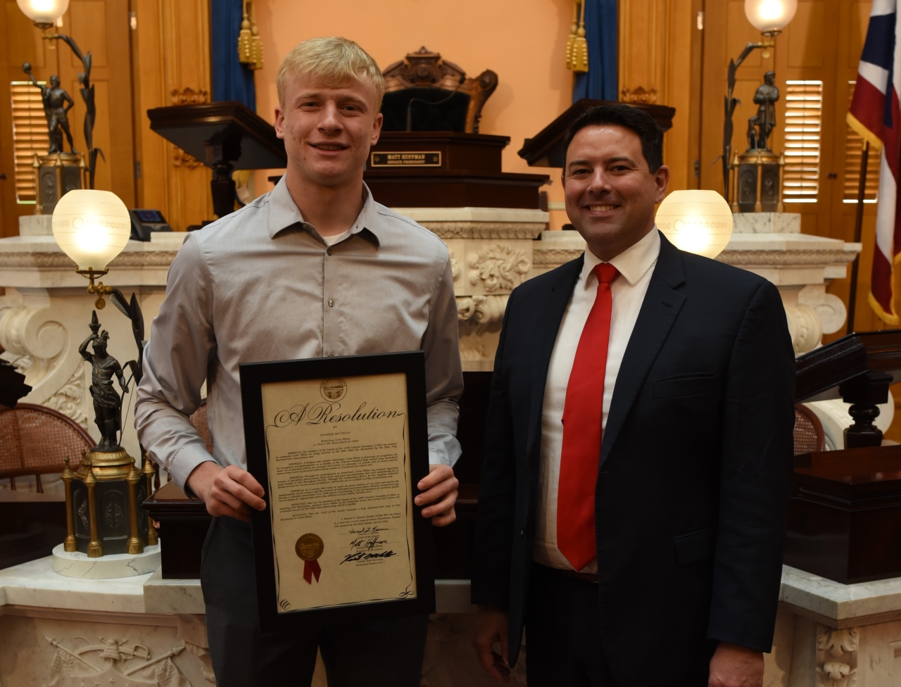 McColley Honors 2024 Ohio Mr. Basketball