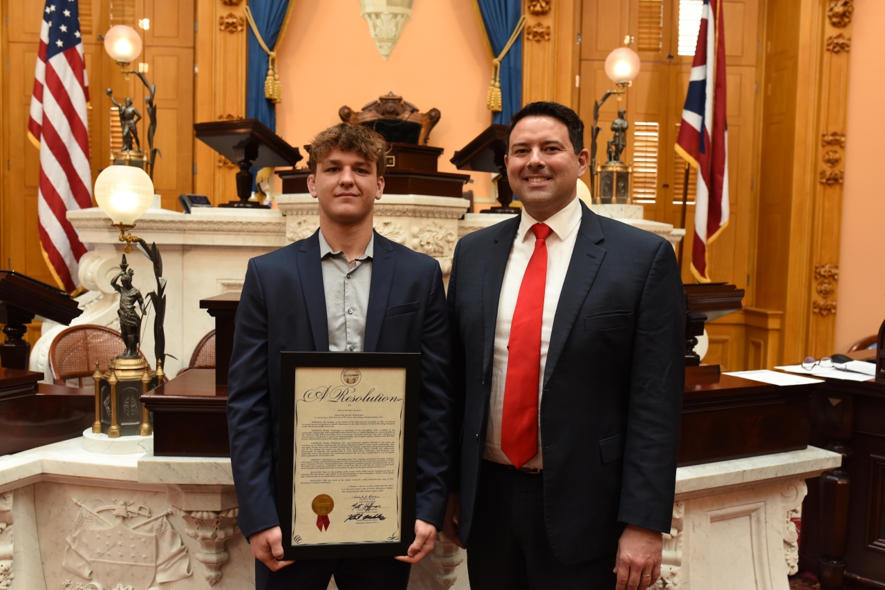 McColley Honors OHSAA Division III Wrestling State Champions