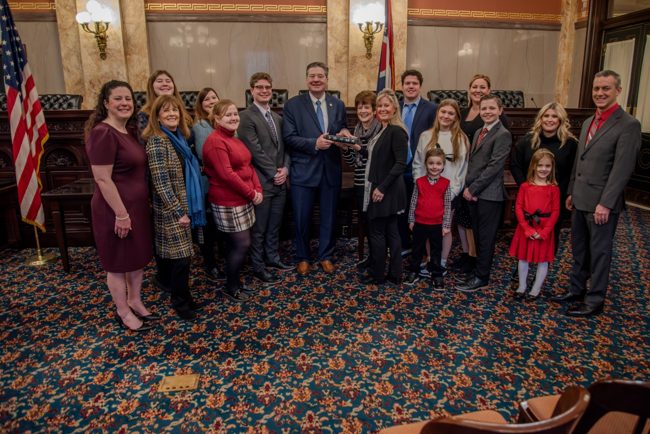 Patton Sworn into the Ohio Senate