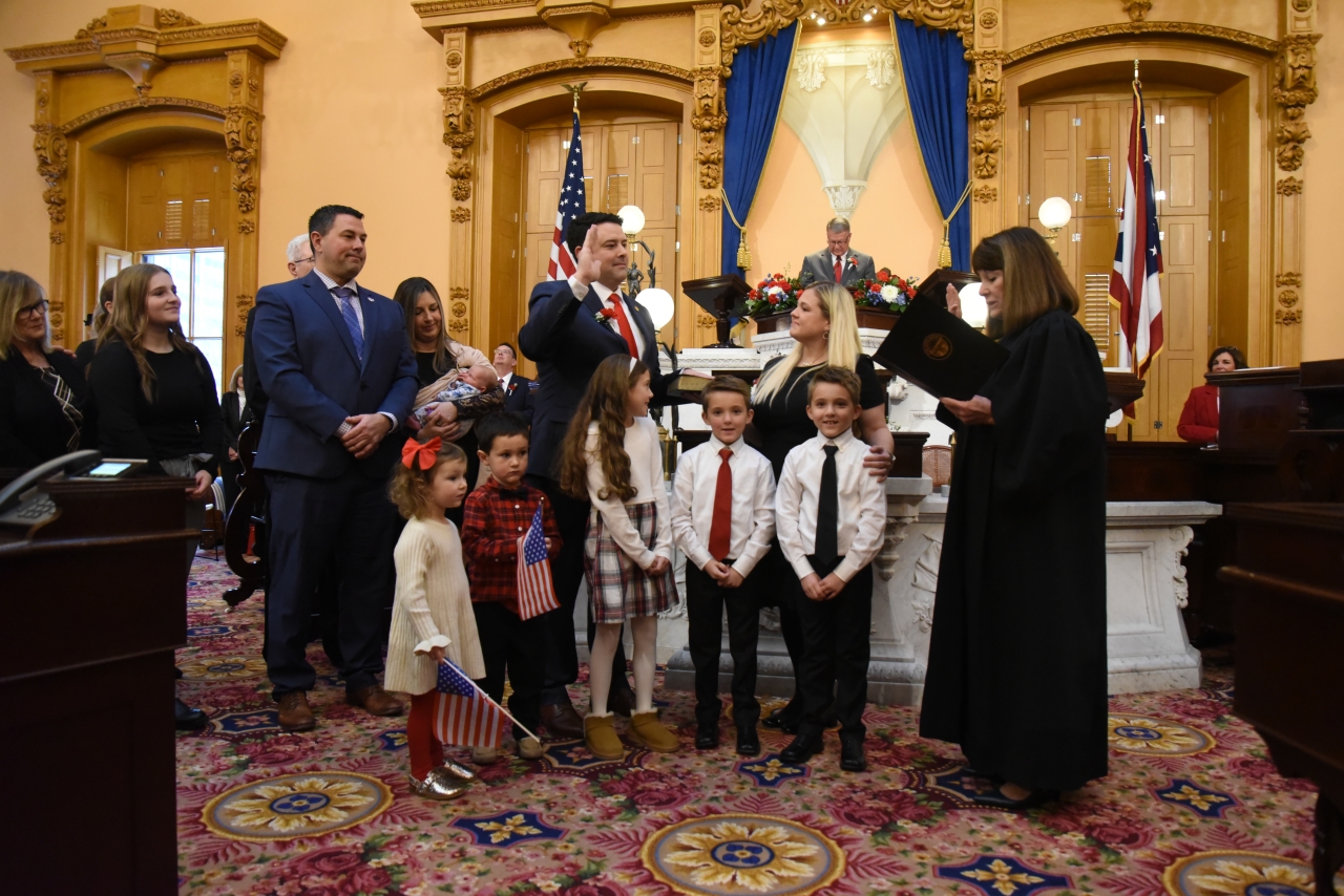 Senate President Rob McColley Presides Over Historic Opening of 136th Ohio General Assembly