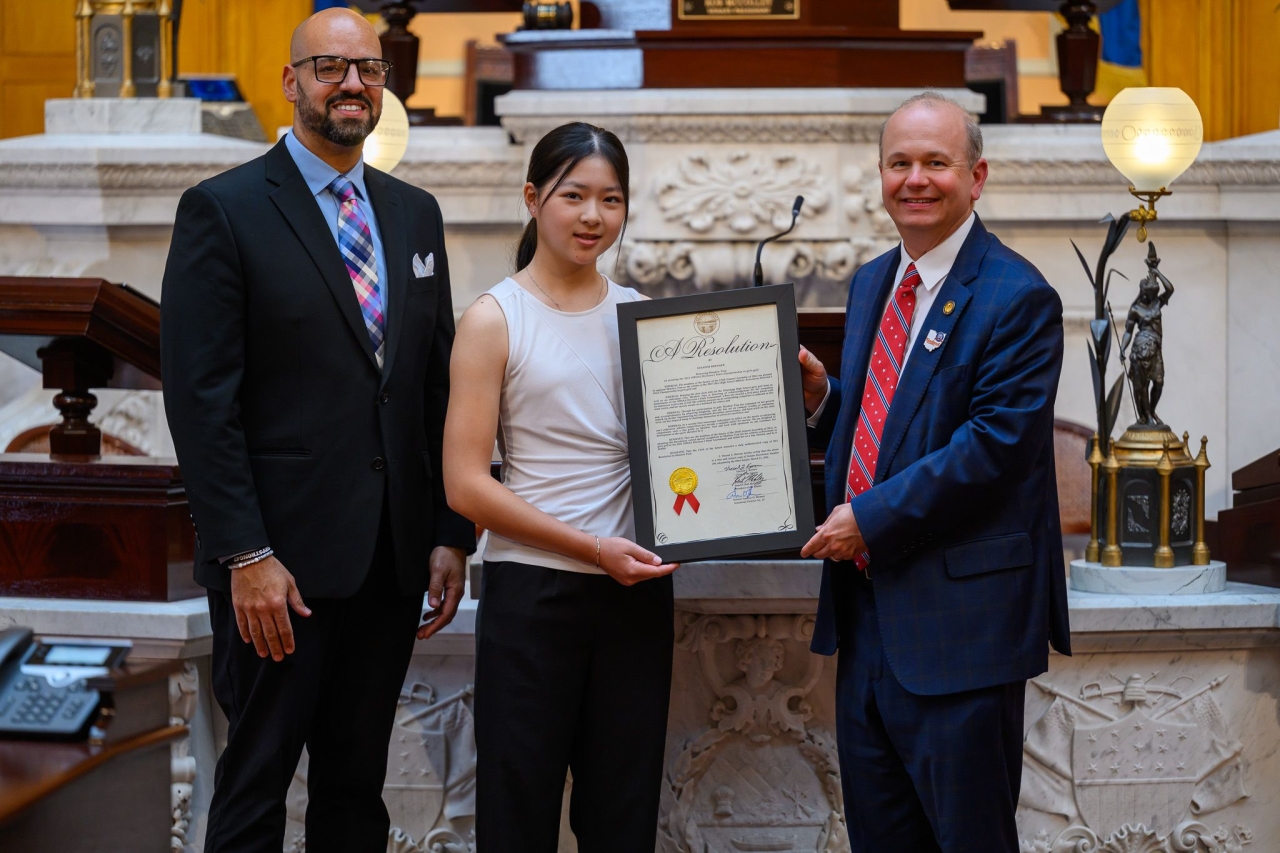 Senator Brenner Honors Olentangy High School Golf State Champion