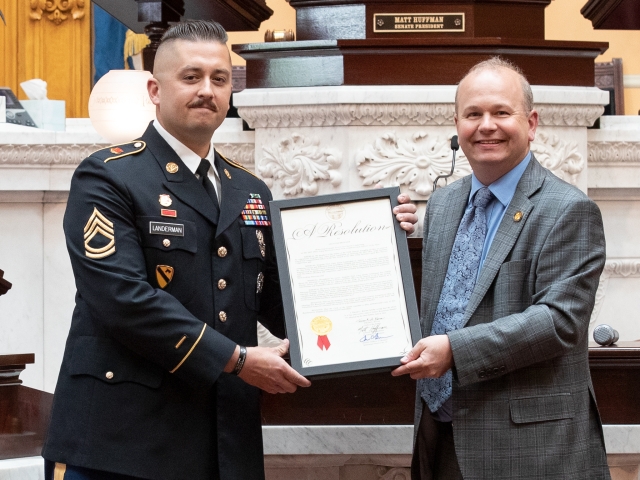 Brenner Honors Ohio National Guard Non-Commissioned Officer of the Year
