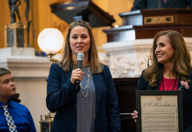 Gavarone Honors Recipient of the 2019 Outstanding Biology Teacher Award