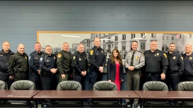 Gavarone Meets with Local Law Enforcement to Discuss Safety and Recruitment