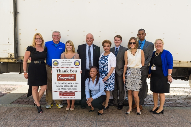 Hackett Joins Ohio Statehouse Members and Staff In Donating Over 33,000 Pounds of Food to Mid-Ohio Foodbank