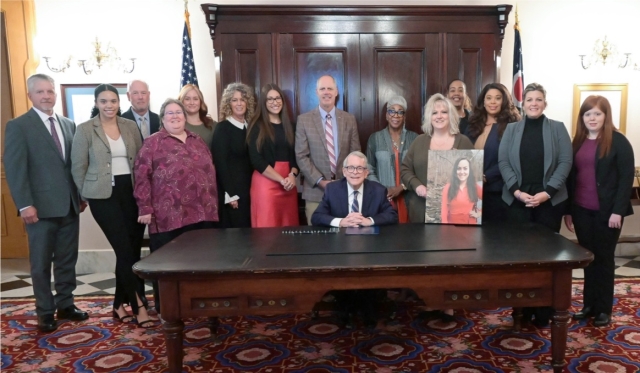 Ingram Joins Governor DeWine to Enact Sarah's Law