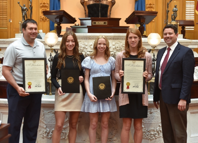 McColley Honors Ottawa-Glandorf High School Track Stars