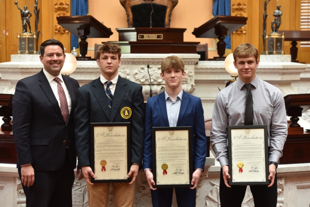 McColley Honors State Champion Wrestlers