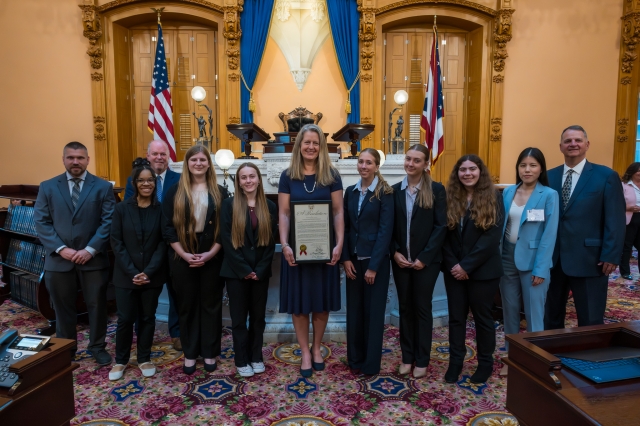 Roegner Honors Hoban Mock Trial State Champions