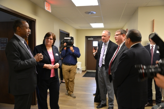 Roegner, Obhof Visit Battered Women's Shelter of Summit and Medina Counties with HUD Secretary Ben Carson