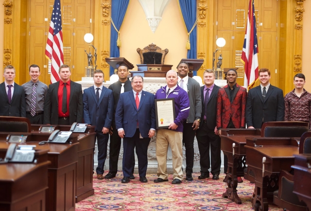 Schaffer Honors Pickerington Central Football Team