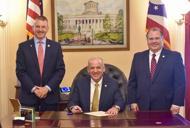 Senate President Signs Schaffer Resolution for Atomic Veterans