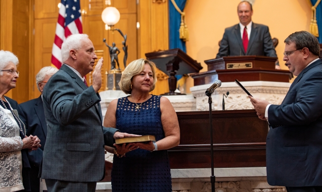 Terry Johnson Takes Oath of Office to Represent Ohio's 14th Senate District