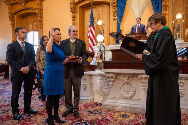 Timken Takes Oath of Office as New Senator for 29th District